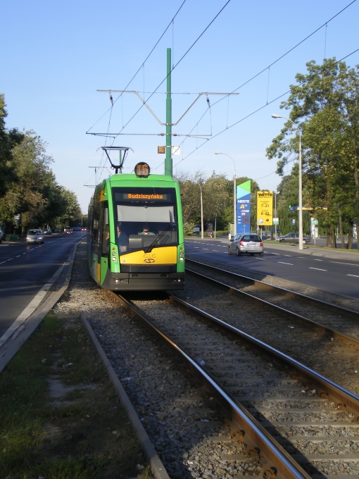 Solaris Tramino S105P na Grunwaldzkiej w Poznaniu