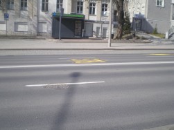 Buspas wytyczony na ulicy 1 Maja na czas budowy linii tramwajowej w Śródmieściu