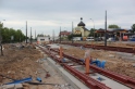 Budowa linii tramwajowej na ulicy Lubelskiej (1 czerwca 2015)