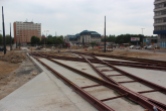Budowa linii tramwajowej na placu Konstytucji 3 Maja (1 czerwca 2015)