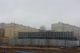 Budowa podstacji trakcyjnej przy ulicy Wyszyńskiego (15 stycznia 2023)