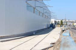 Budowa nowych hal zajezdni tramwajowej MPK Olsztyn (17 września 2023)