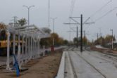 Budowa linii tramwajowej w ulicy Krasickiego - przystanek Murzynowskiego (22 października 2023)