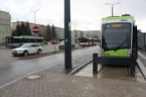 Solaris Tramino Olsztyn S111O #3009 na linii 4 na przystanku początkowym Pieczewo w pierwszym dniu funkcjonowania trasy tramwajowej na Pieczewo (30 grudnia 2023)